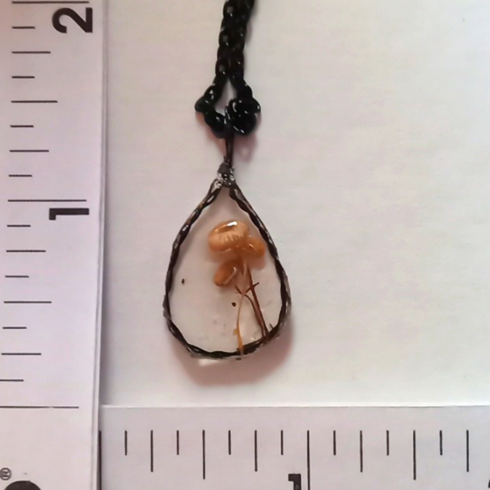 Mushroom necklace